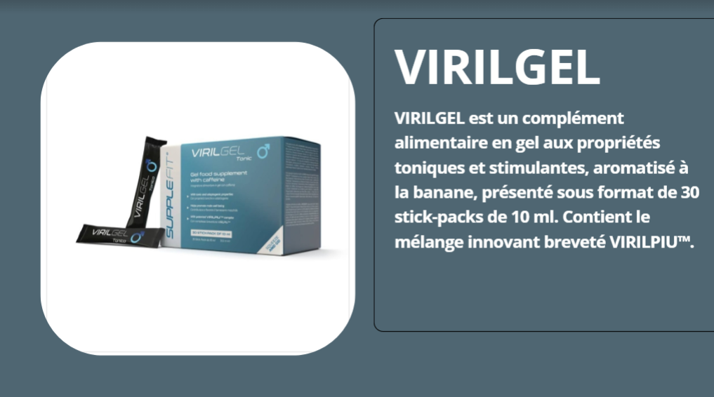 VIRILGEL : Booster de Virilité et d'Énergie Masculine